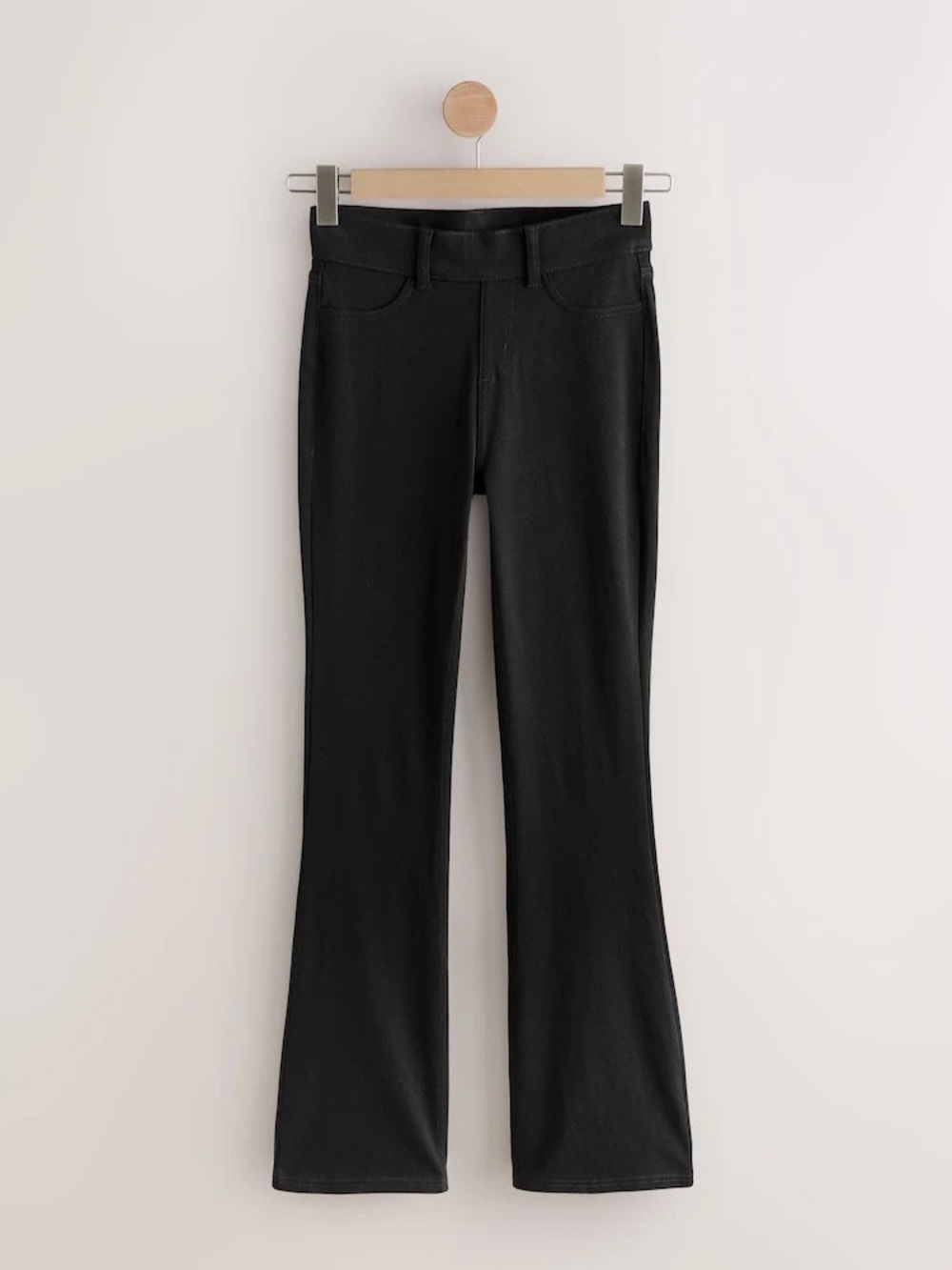 next Black Flare Wide-Leg Jeans